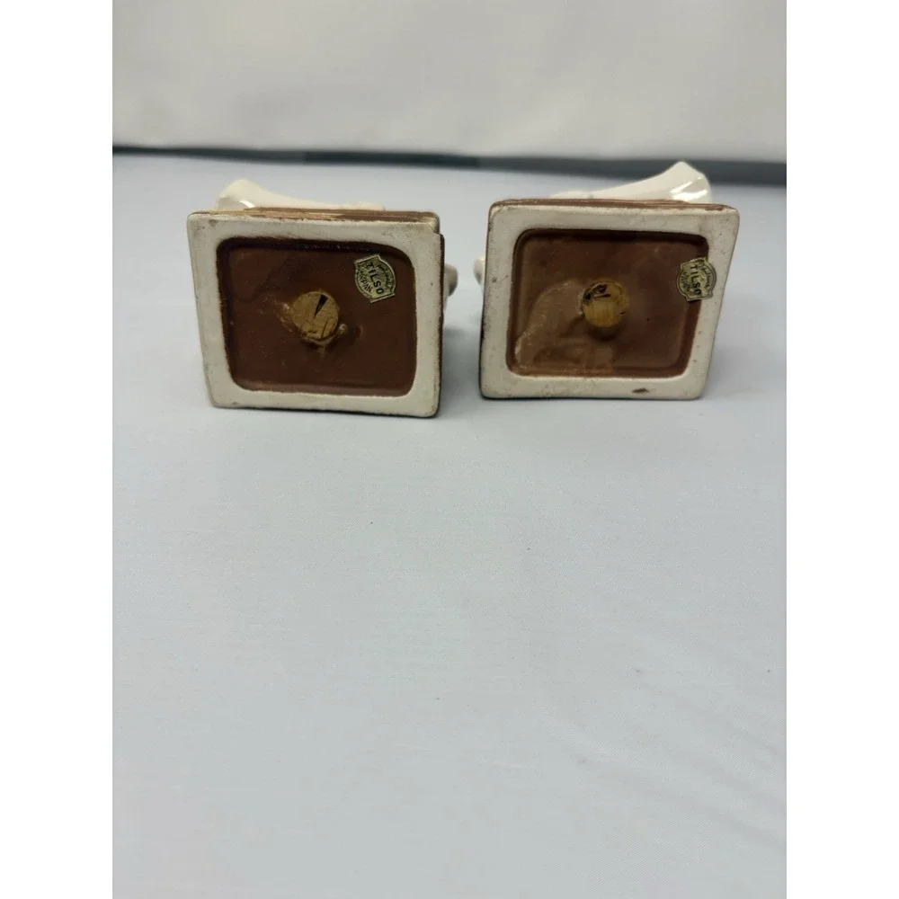 Vintage 1950's Phonograph Record Players Salt and‎ Pepper Shakers Japan MCM Gran